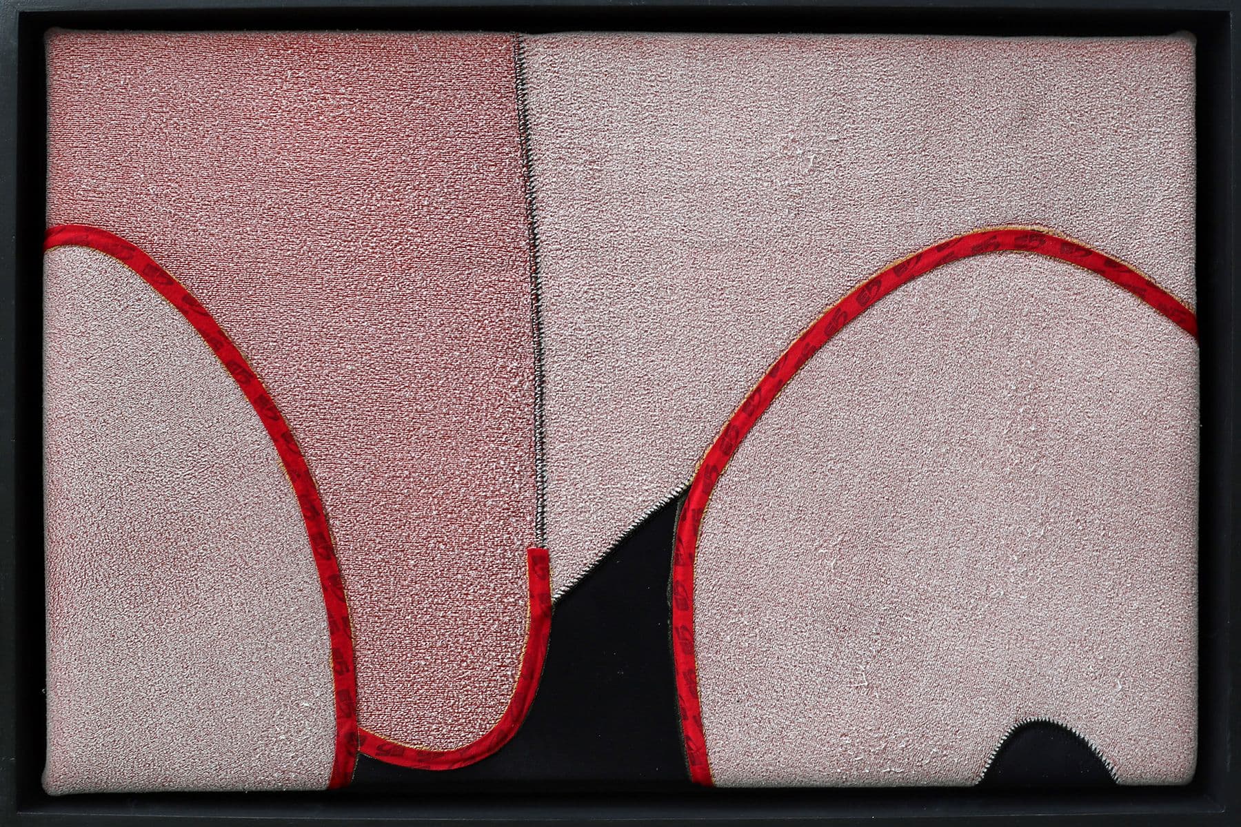 ‘Two Hills’ 2021 Recycled neoprene wetsuit. 39 x 58 cm